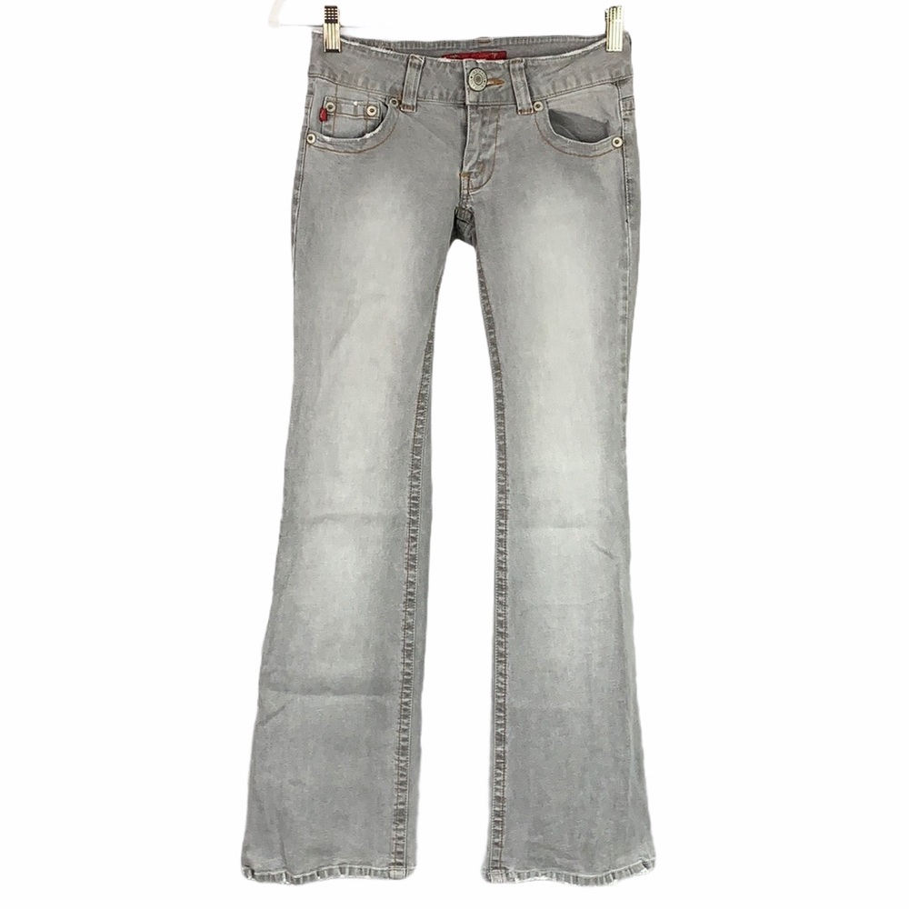Y2k.   YMI Gray Low Rise Stretchy Bootcut Jeans -231
